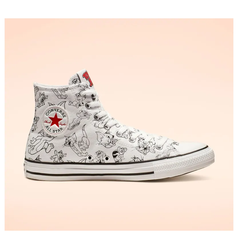 Converse Chuck Taylor All Star Hi Tom and Jerry White (165736C)