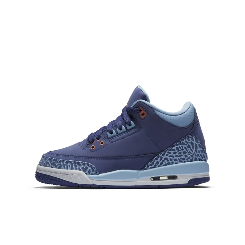 Jordan 3 Retro Purple Dust (GS) Purple Dust/Atomic Pink-Blue Cap (441140-506)