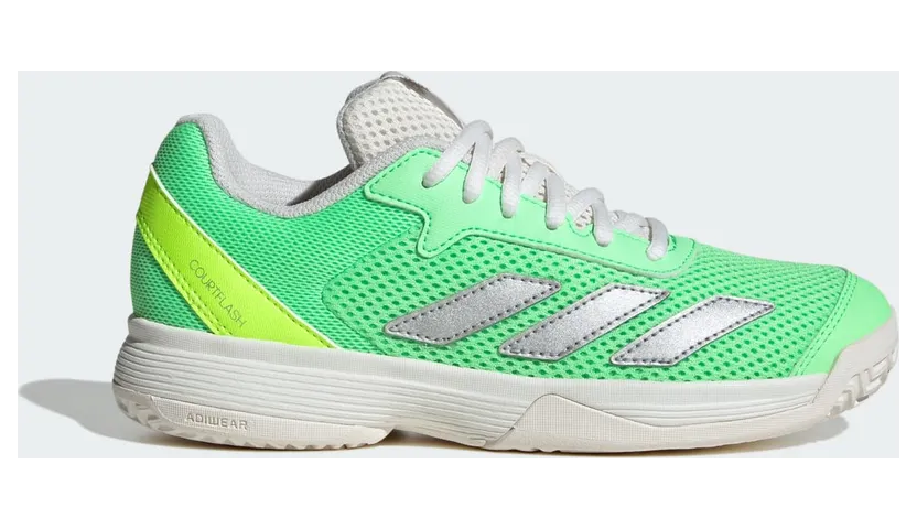 Adidas Courtflash Tennis Kids Pure Teal / Silver Metallic / Lucid Lemon (JH5124)