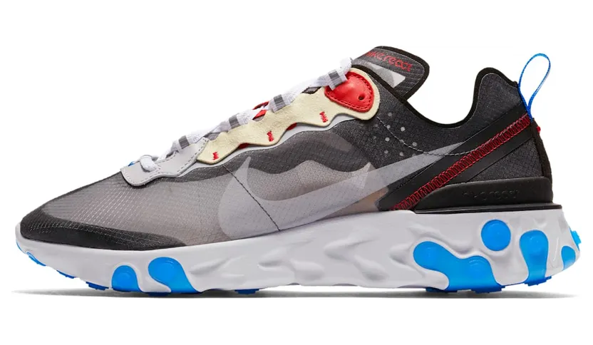 Nike React Element 87 Dark Grey Photo Blue