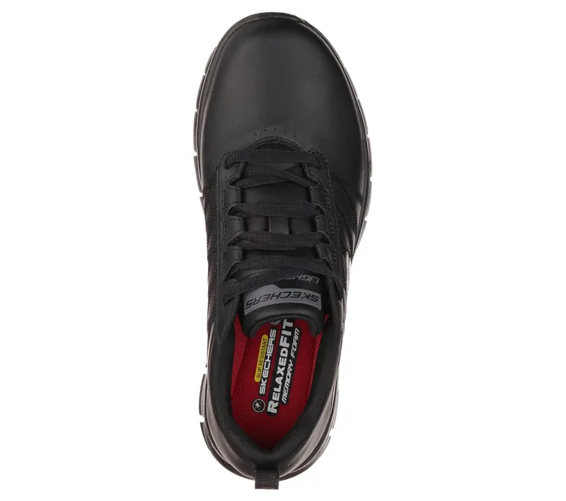 Skechers Work Relaxed Fit: Sure Track – Erath Sneaker Black