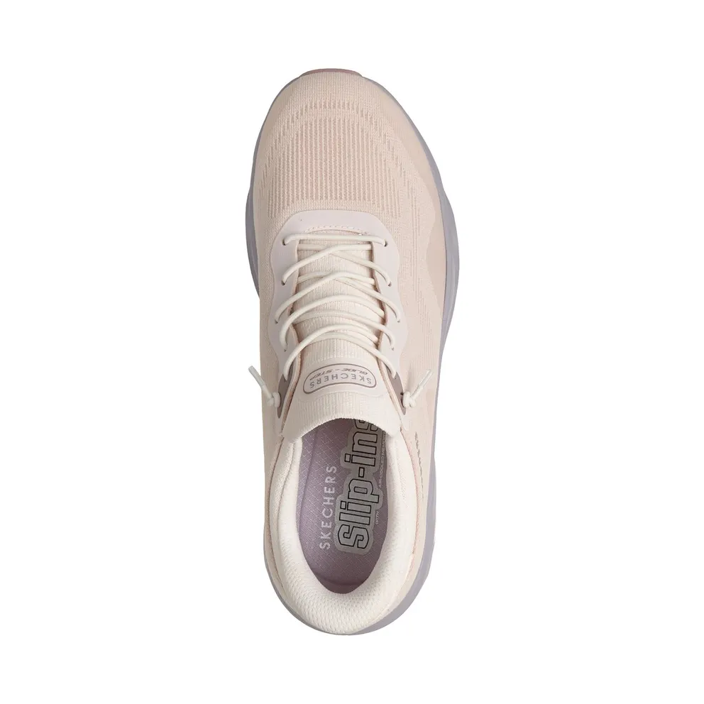 Skechers Slip-ins: UNO Glide-Step – Air Gliders Sneaker Natuurlijk/Purper
