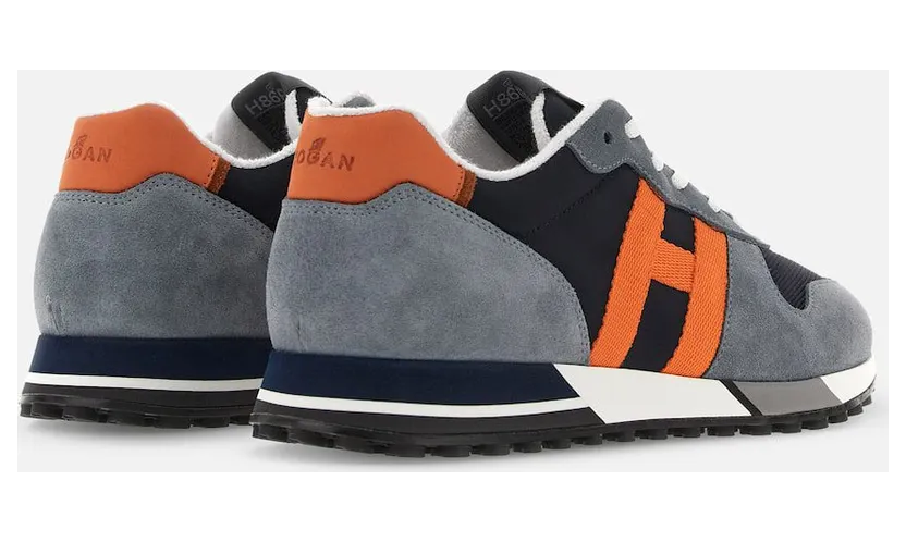 Sneakers Hogan H383 Grey Orange (HXM3830AN51MM40BBA) (2)