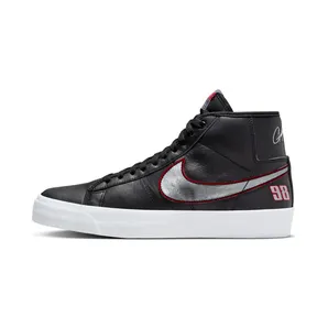 Nike SB Zoom Blazer Mid Pro GT Grant Taylor El Camino “Black / University Red / White / Metallic Silver” (FN4182-001)