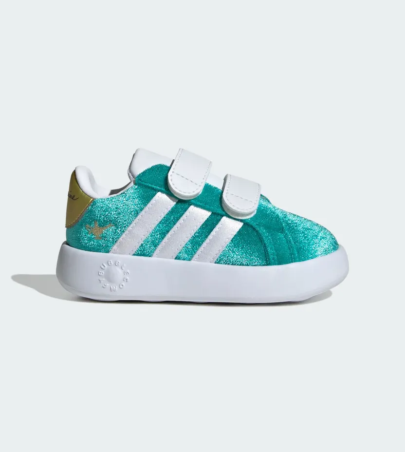 Adidas adidas Disney Jasmine Grand Court 2.0 Sneakers Kids Pure Teal / Cloud White / Gold Metallic (JR4920)