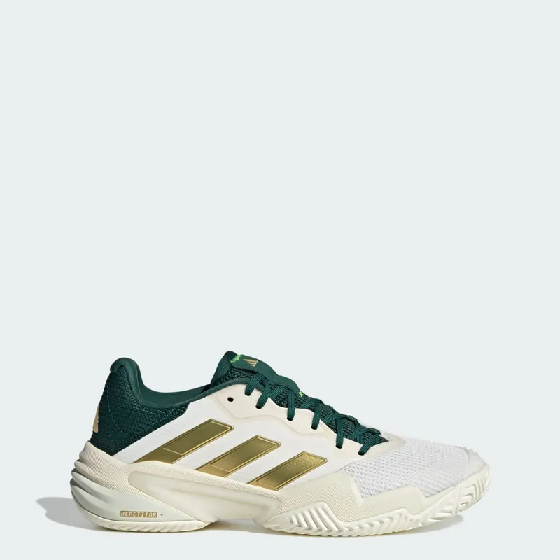 Adidas Barricade 13 Tennis Core White / Gold Metallic / Collegiate Green (IH5140)