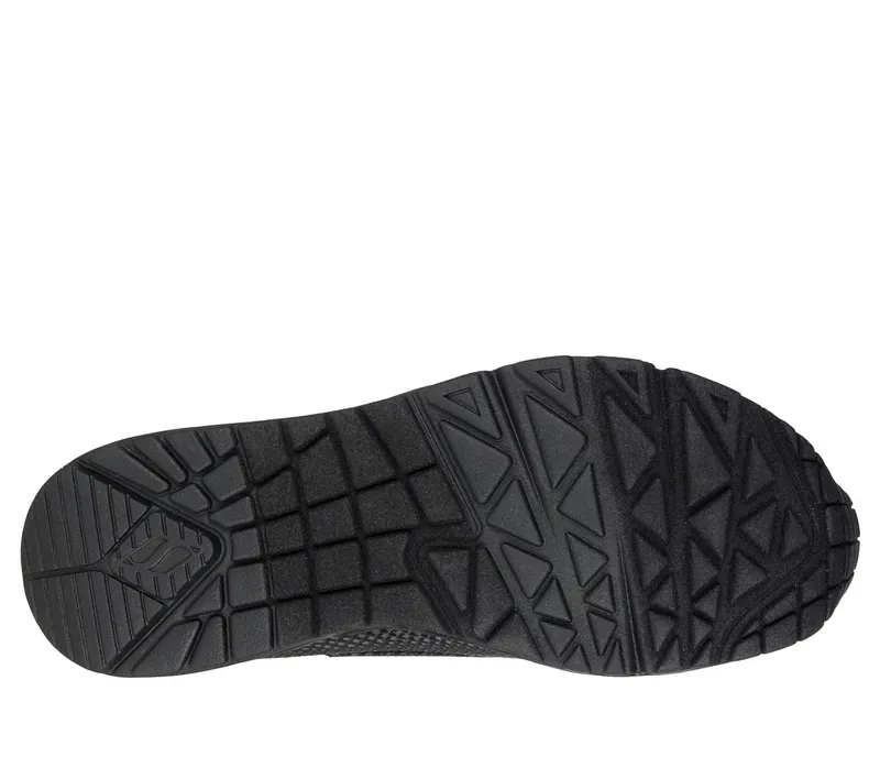 Skechers UNO – Shiny Scale Sneaker Black