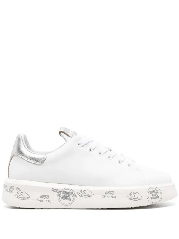 Premiata Belle 6823 leren – White