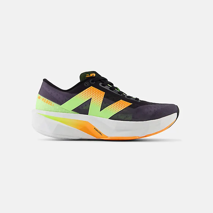 New Balance FuelCell Rebel v4 Black White Peach (WFCXCG4)