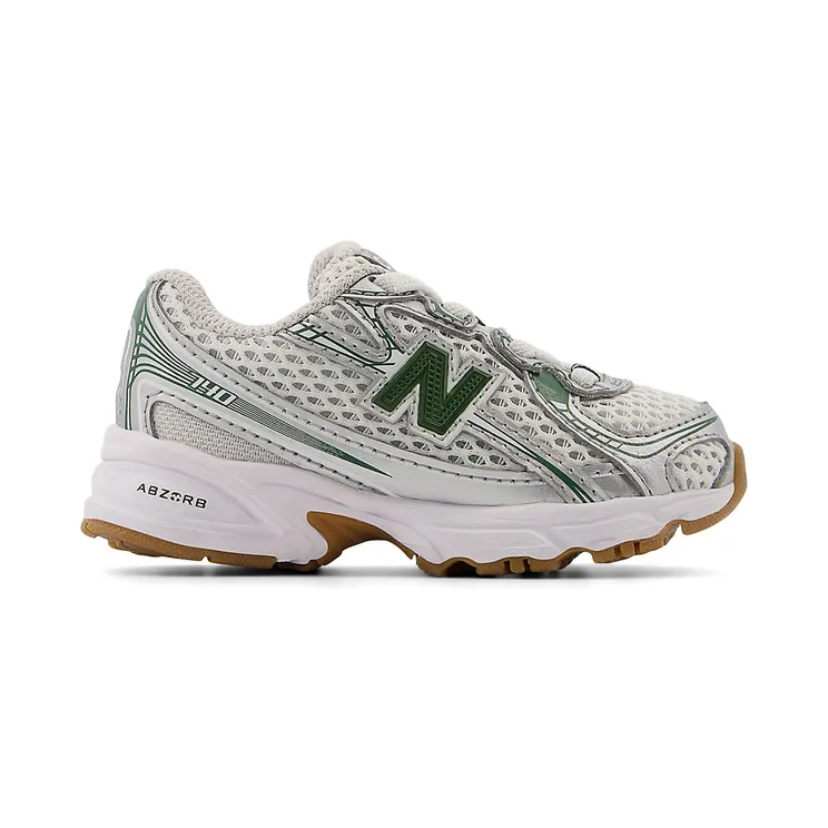 New Balance 740 Bungee Lace Silver Metalic Dark Alpine Green (IZ740SF)
