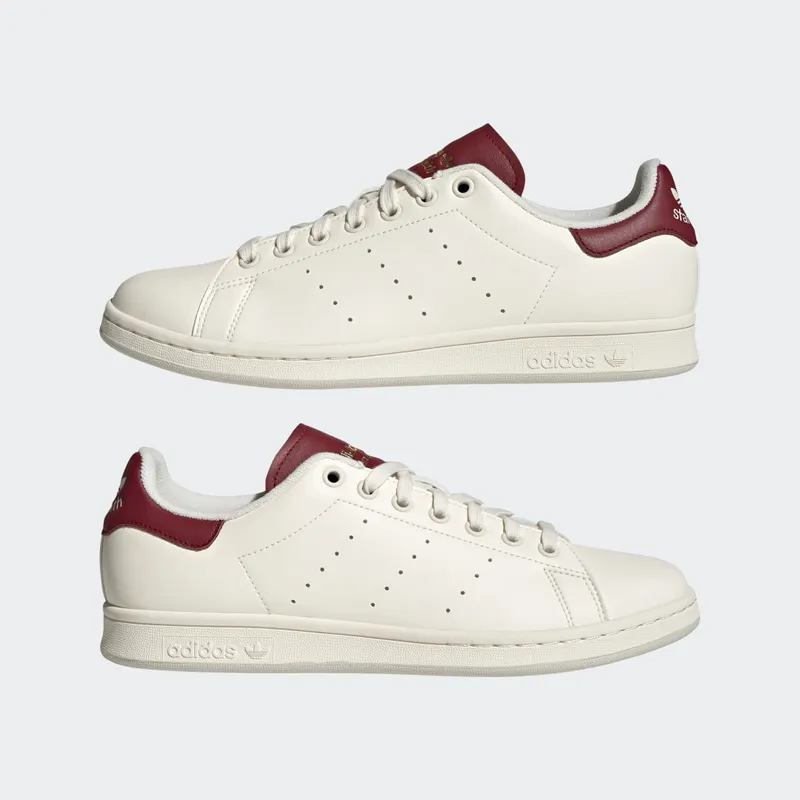 Adidas Stan Smith Off White / Orbit Grey / Collegiate Burgundy (GX4420)