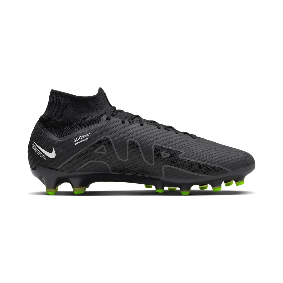 Nike Zoom Mercurial Superfly 9 Elite AG-Pro Black White Volt (DJ5165-001)