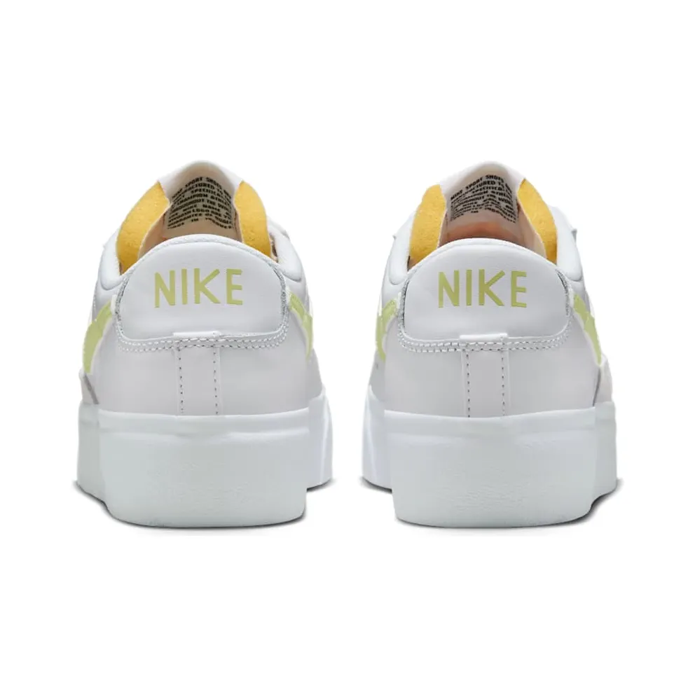 Nike BLAZER LOW PLATFORM “WHITE LIFE LIME” (DJ0292-115)