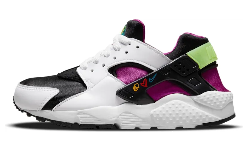 Nike Huarache Run Peace, Love, & Swoosh (GS) (DM8156-100)