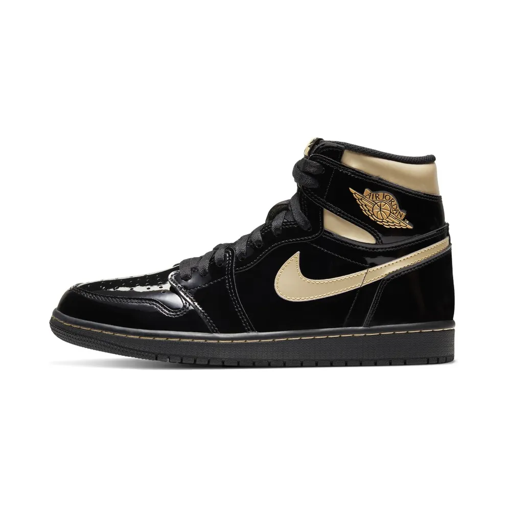 Jordan 1 Retro High Black Metallic Gold (2020) Black/Black-Metallic Gold (555088-032)