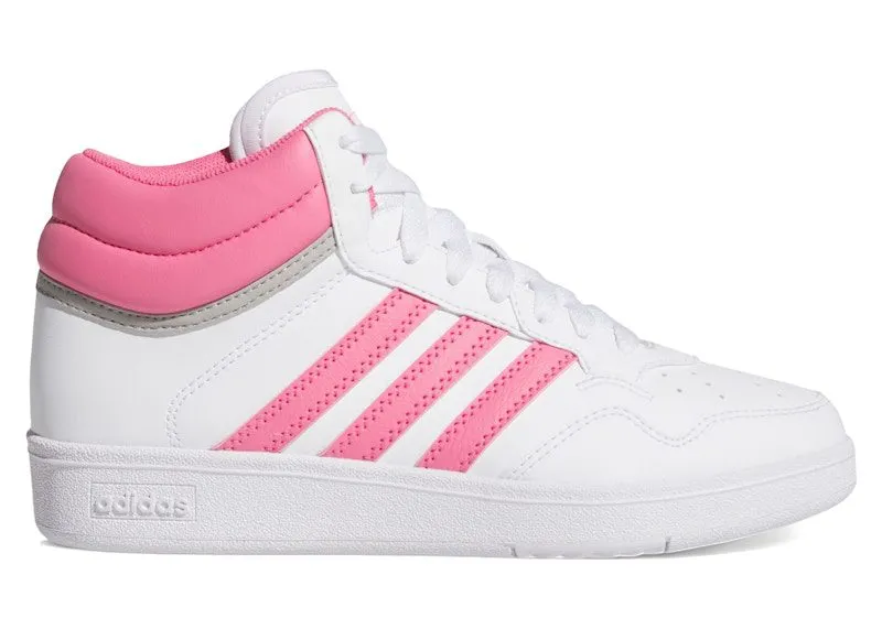 adidas Hoops 4.0 Mid Cloud White Pink Fusion Grey Two (JI0906)