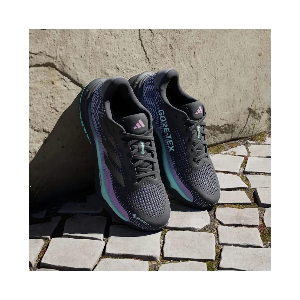 adidas Supernova Gore-Tex Core Black Iron Metallic Semi Flash Aqua (ID6305)