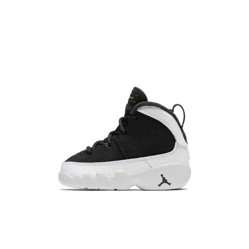 Jordan 9 Retro Black Summit White Metallic Gold (401812-021)