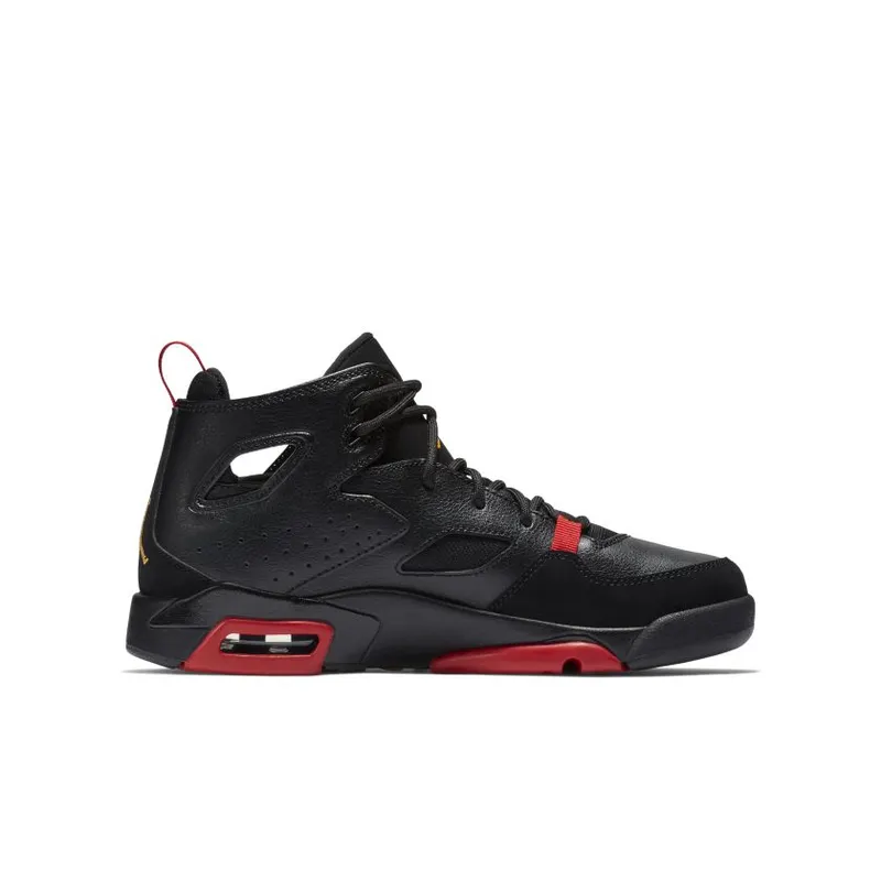 Jordan Flight Club 91 Last Shot (GS) Black/Dandelion-Varsity Red (555472-067)