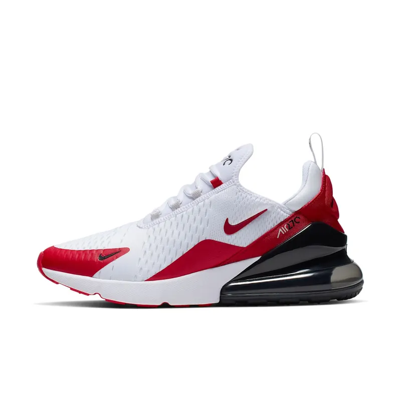 Nike Air Max 270 White Anthracite University Red White/Anthracite-Cool Grey-University Red (CJ0550-100)