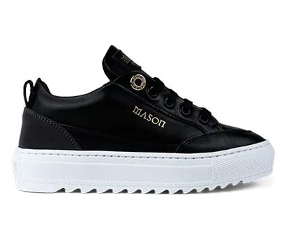 Mason Garments Tia Leather/Reflective Black/Rainbow Schwarz (B-FW20-22B)