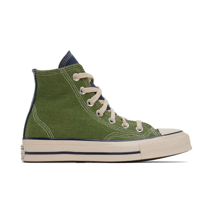Converse Green & Navy Chuck 70 Hi Sneakers (172817C)