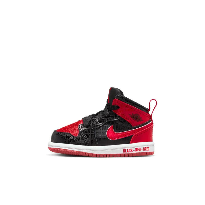 Jordan 1 Mid SS TD “Bred” (DM9649-001)