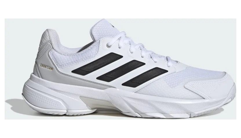 Adidas CourtJam Control 3 Tennisschoenen Cloud White / Core Black / Grey Two (IF7888)