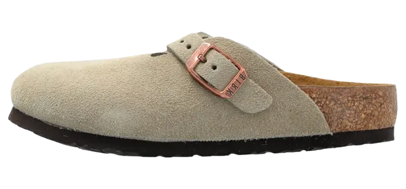 Birkenstock Boston Suede GS “Taupe – Narrow Fit” (1027875)