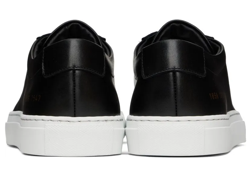 Common Projects Black Original Achilles Low Sneakers (ARTICLE 1658) (2)