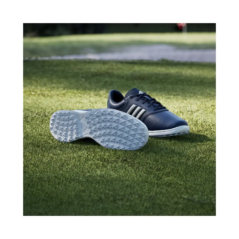 Adidas ALPHAFLEX ZOYSIA SPIKELESS Golf Shoes Collegiate Navy / Silver Metallic / Cloud White (JQ9244)