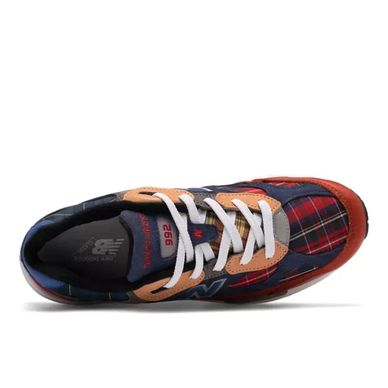 New Balance 992 Concepts Plaid Red/Blue (M992AD)