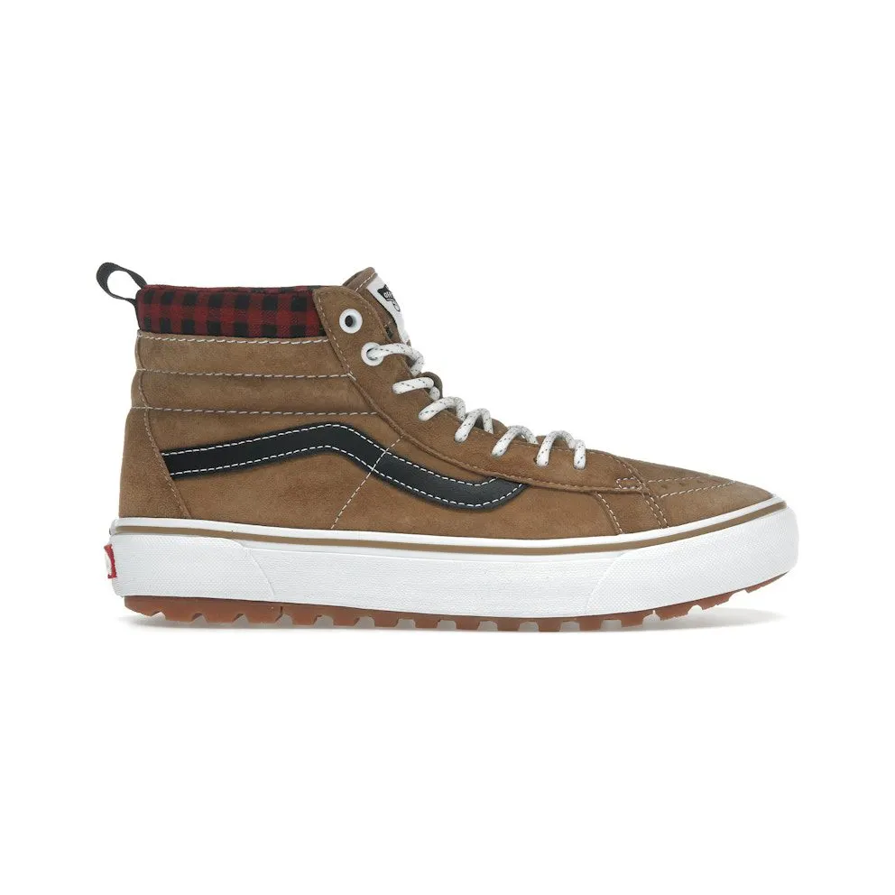 Vans Sk8-Hi MTE-1 Plaid Brown Red (VN0A5HZYY49)