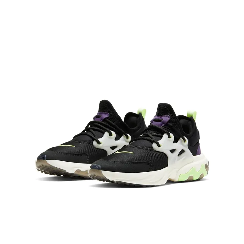 Nike React Presto Black Barely Volt (GS)