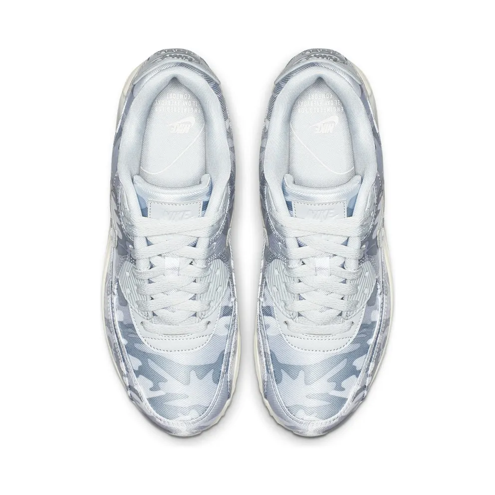 Nike Air Max 90 Winter Camo (W) Pure Platinum/Wolf Grey-Summit White (AQ9721-001)