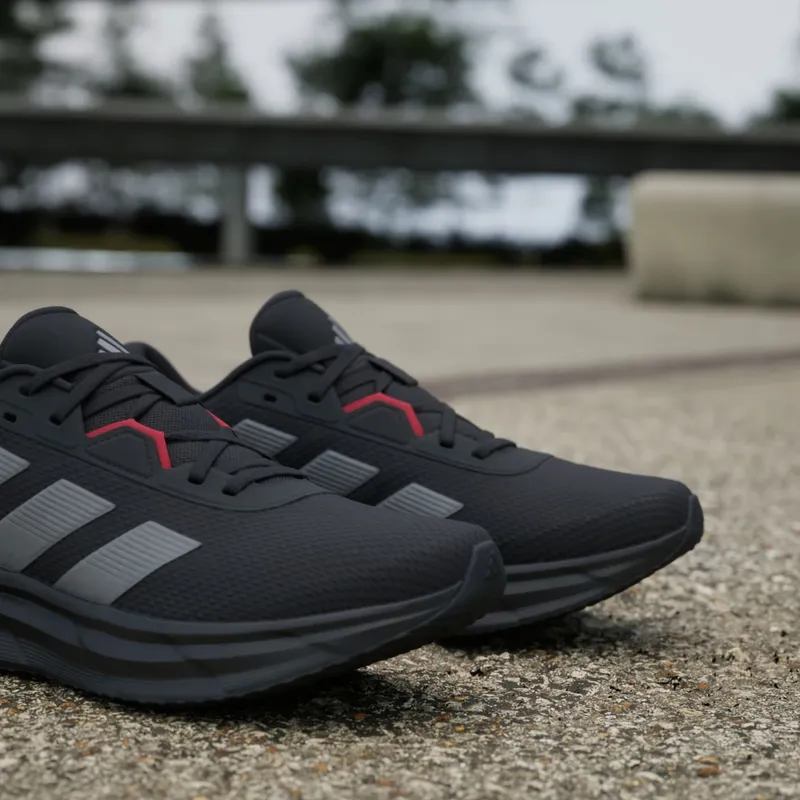 adidas Galaxy 7 Core Black Iron Metallic Better Scarlet (ID8755)