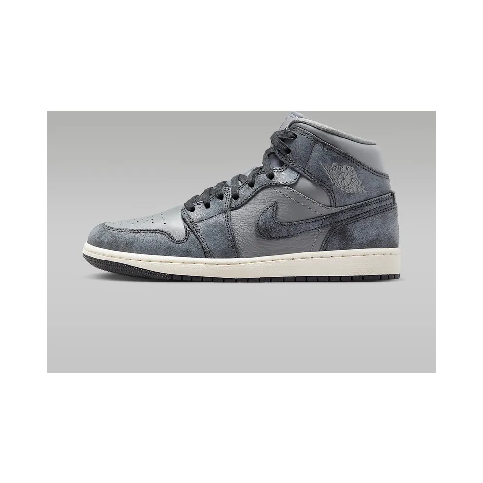 AIR Jordan 1 MID “DISTRESSED SMOKE GREY” (FJ3448-001)