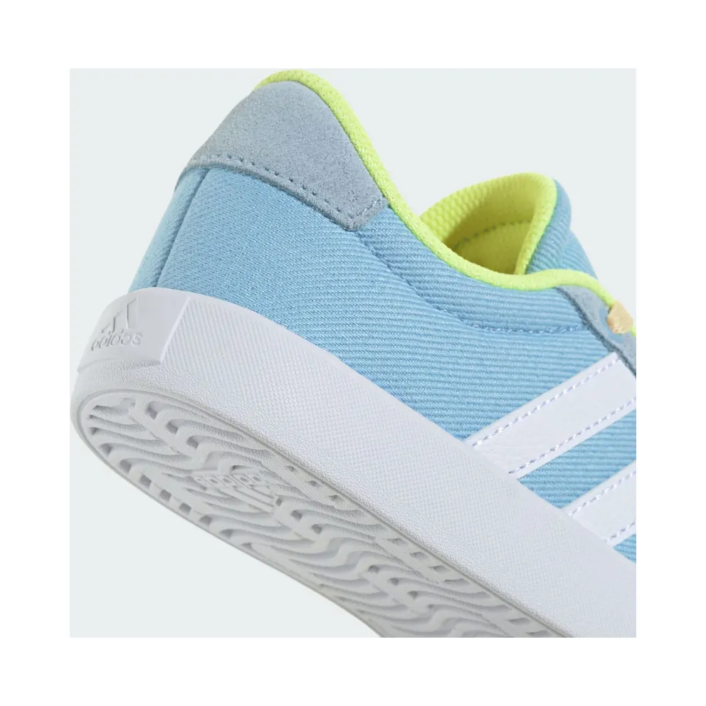 adidas VL Court 3.0 Clear Sky Cloud White Hi-Res Yellow (JS3487)