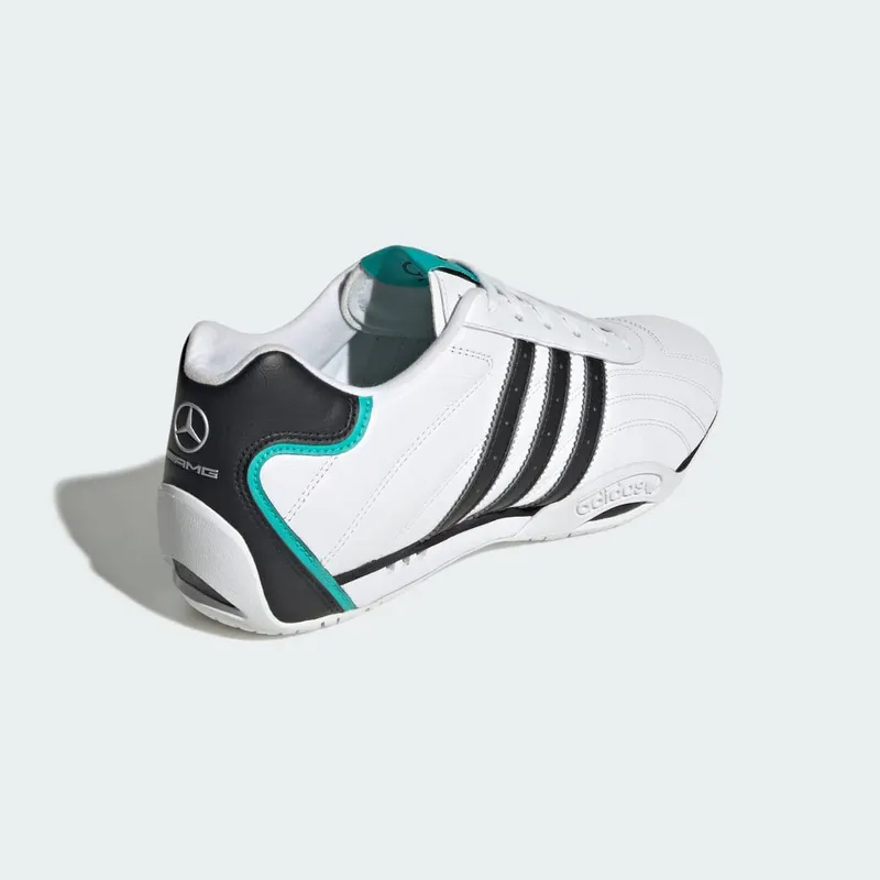 Adidas ADIRACER LO MERCEDES AMG PETRONAS F1 TEAM Shoes Cloud White / Core Black / Silver Metallic (JR4544)
