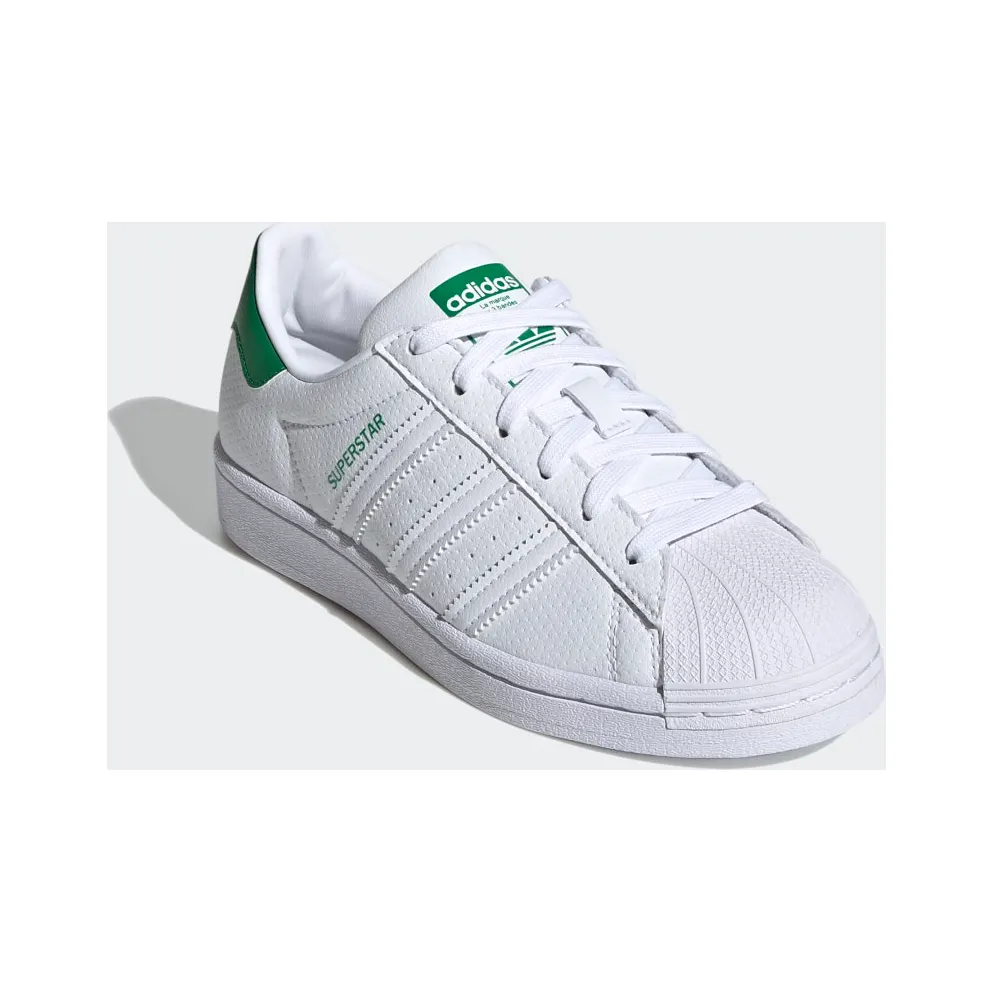 adidas Superstar Cloud White / Cloud White / Green (FW0818)