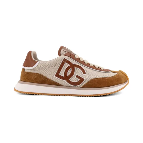 Dolce & Gabbana Sneakers met logodetails – Beige (CS2288A0127)