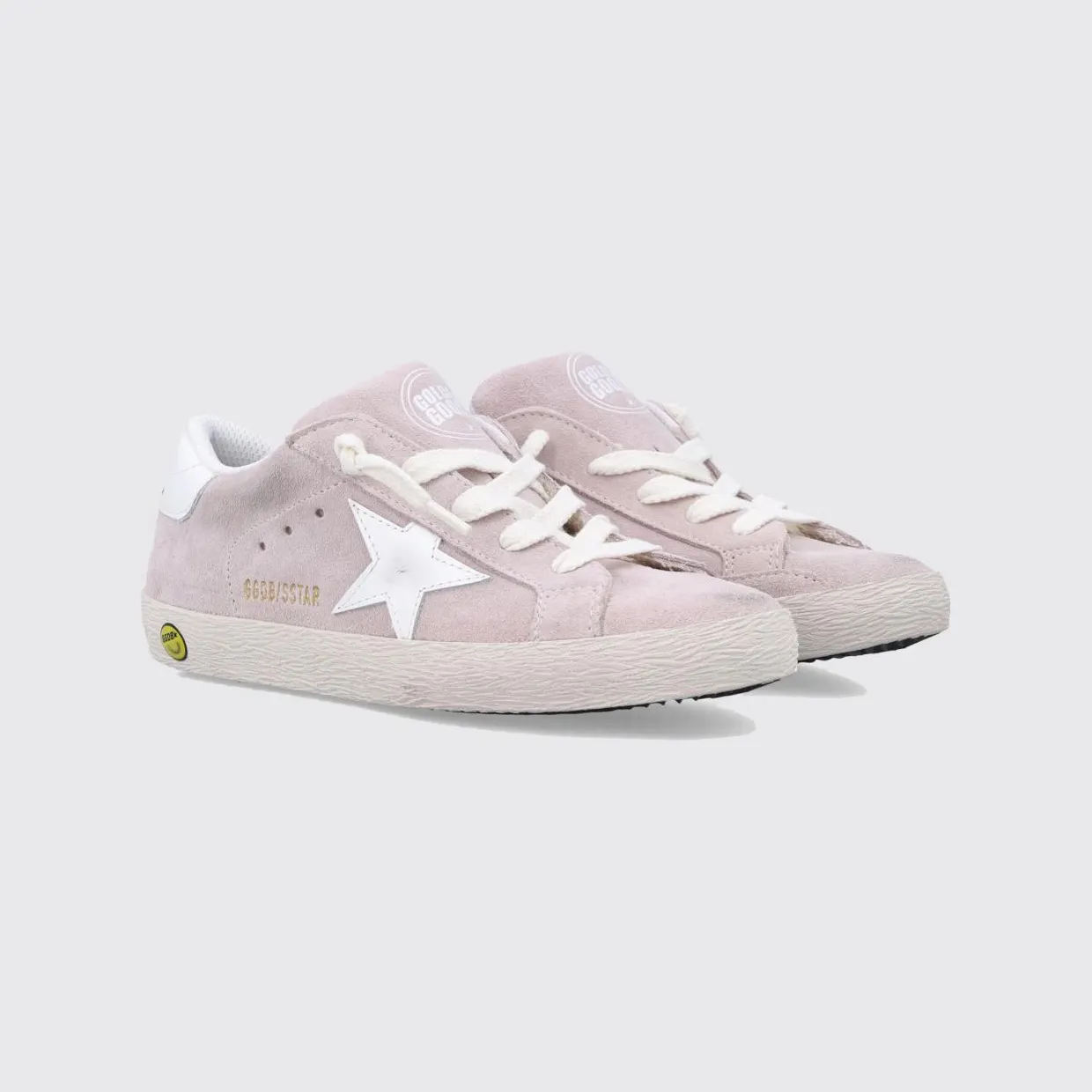 Golden goose Super-Star Used Suede Sneakers Pink (GTF01028F00802825667)