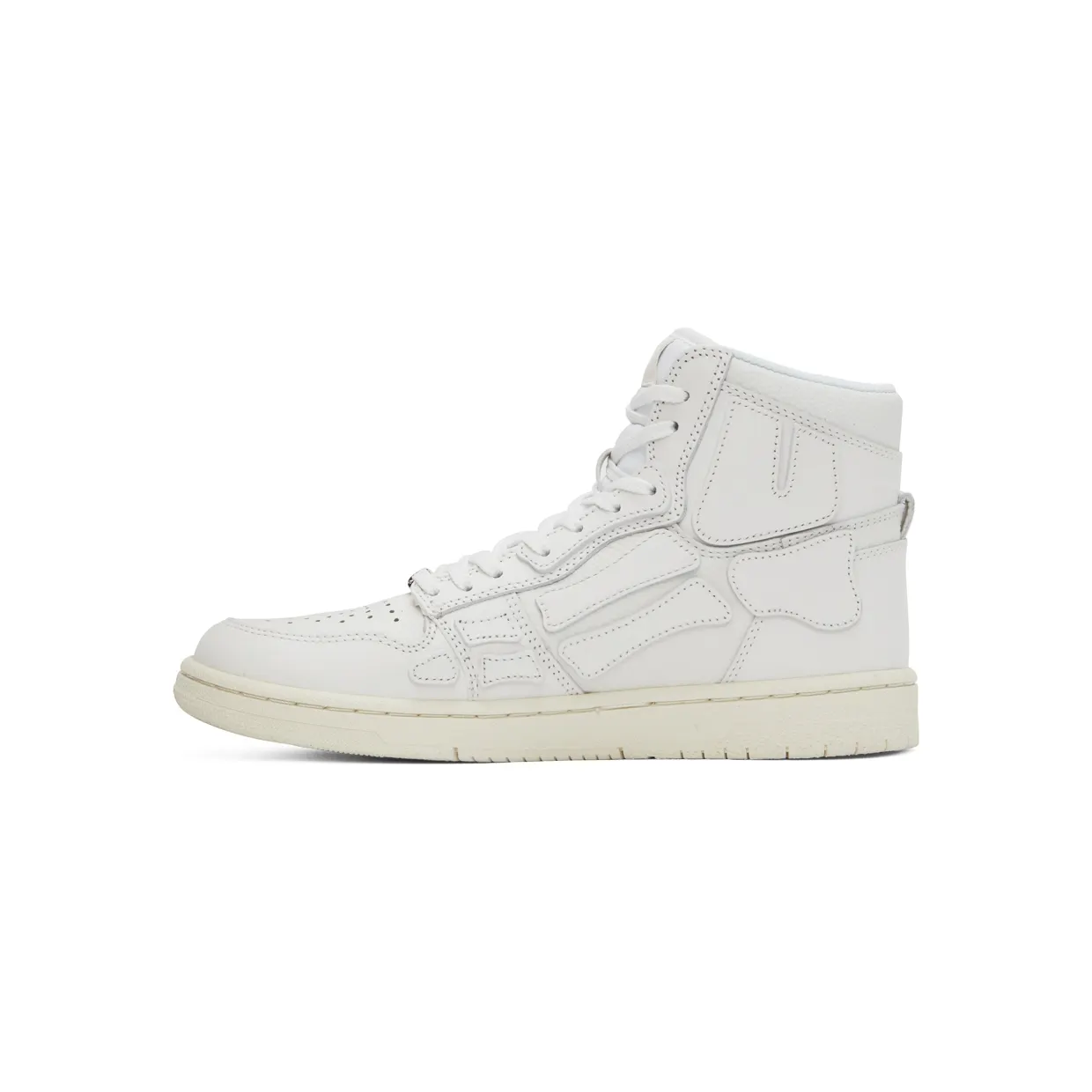 AMIRI White Hi Skel High-Top Sneakers (PF22MFS002-100) (3)