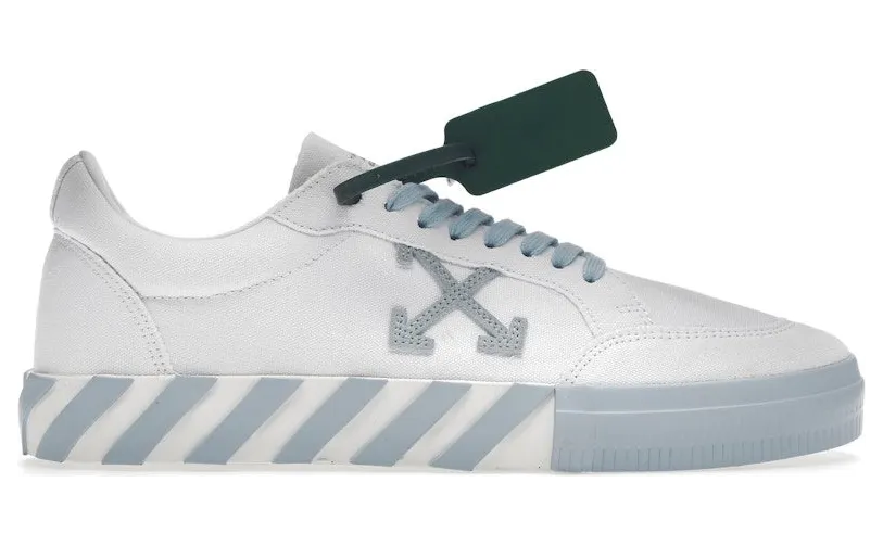 OFF-WHITE Vulc Low Cotton White Light Blue (OMIA085S22FAB0010140)