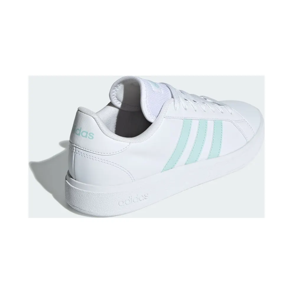Adidas Grand Court TD “Cloud White / Semi Flash Aqua / Cloud White” (ID3028)