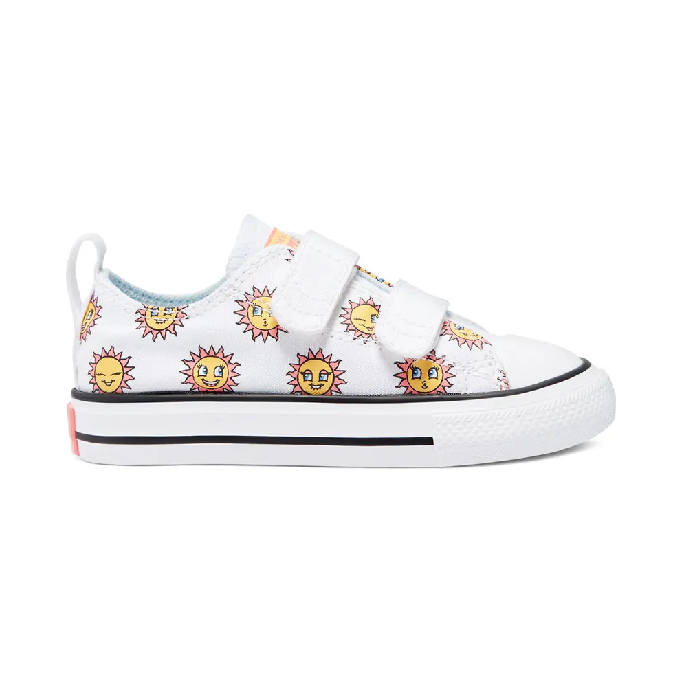 Converse Sun Graphic Easy-On Chuck Taylor All Star Low Top White/citron Pulse (770703C)