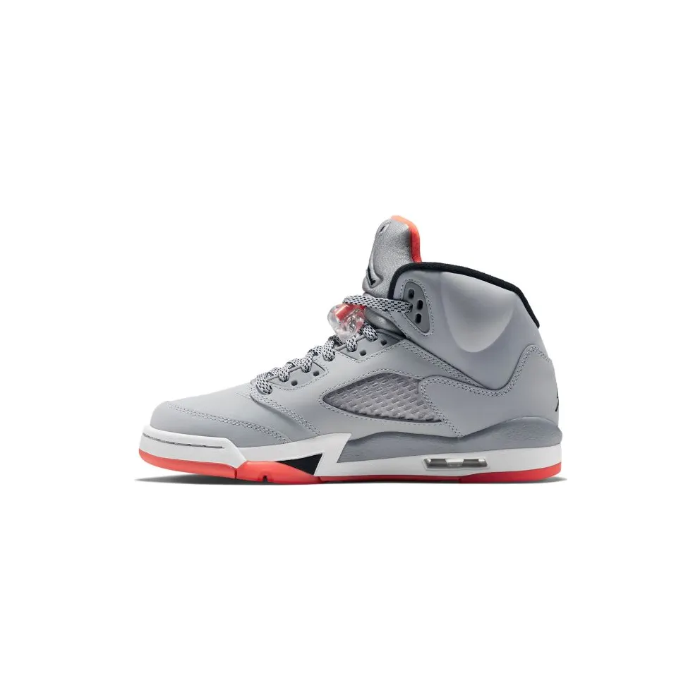 Jordan 5 Retro Hot Lava (GS) Wolf Grey/Black-Hot Lava-White (440892-018)
