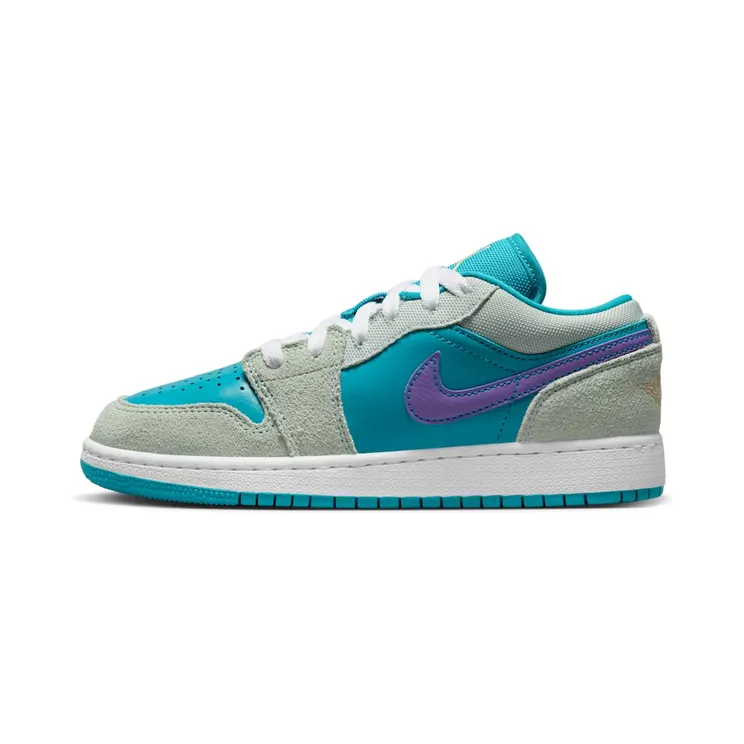 AIR Jordan 1 LOW SE GS AQUATONE CONCORD “Pistachio Frost / Aquatone / Psychic Purple / Celestial Gold” (DX4374-300)