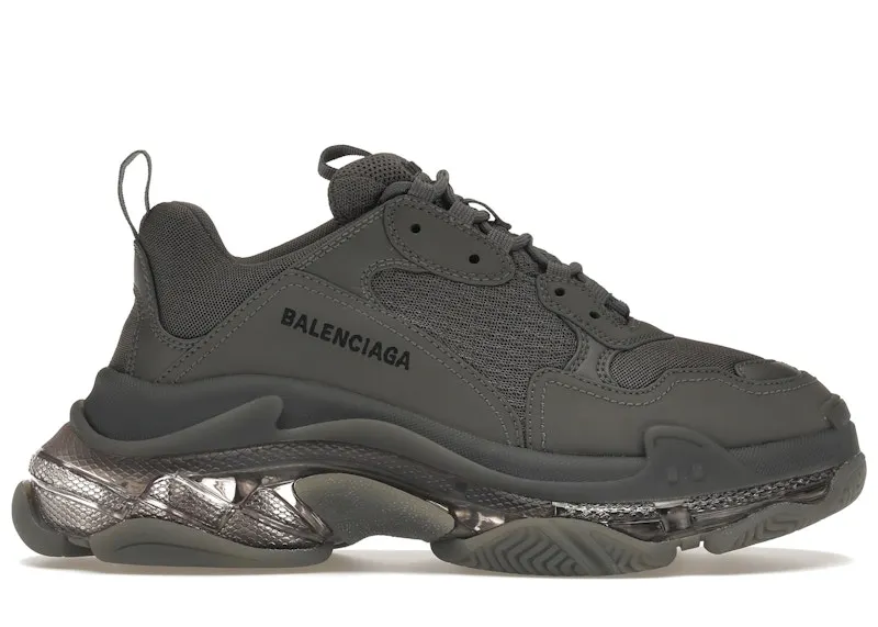 Balenciaga Triple S Clear Sole Dark Grey (541624W2GA11801)