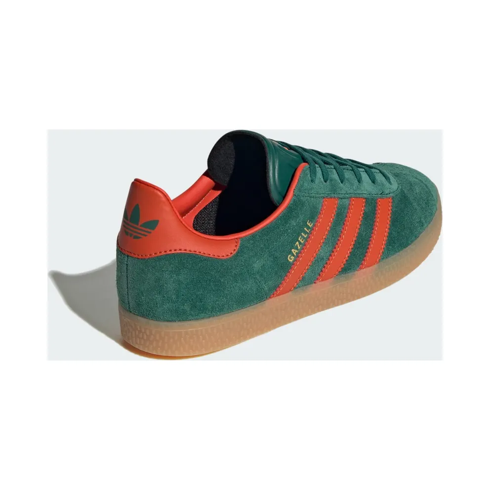 adidas Gazelle Kids Collegiate Green / Preloved Red / Gum (IE8604)